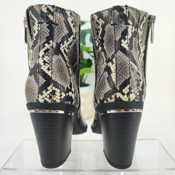 Circus by Sam Edelman Women's Cal Snake Print  Ankle Bootie Size 6M - Picture 3 of 9